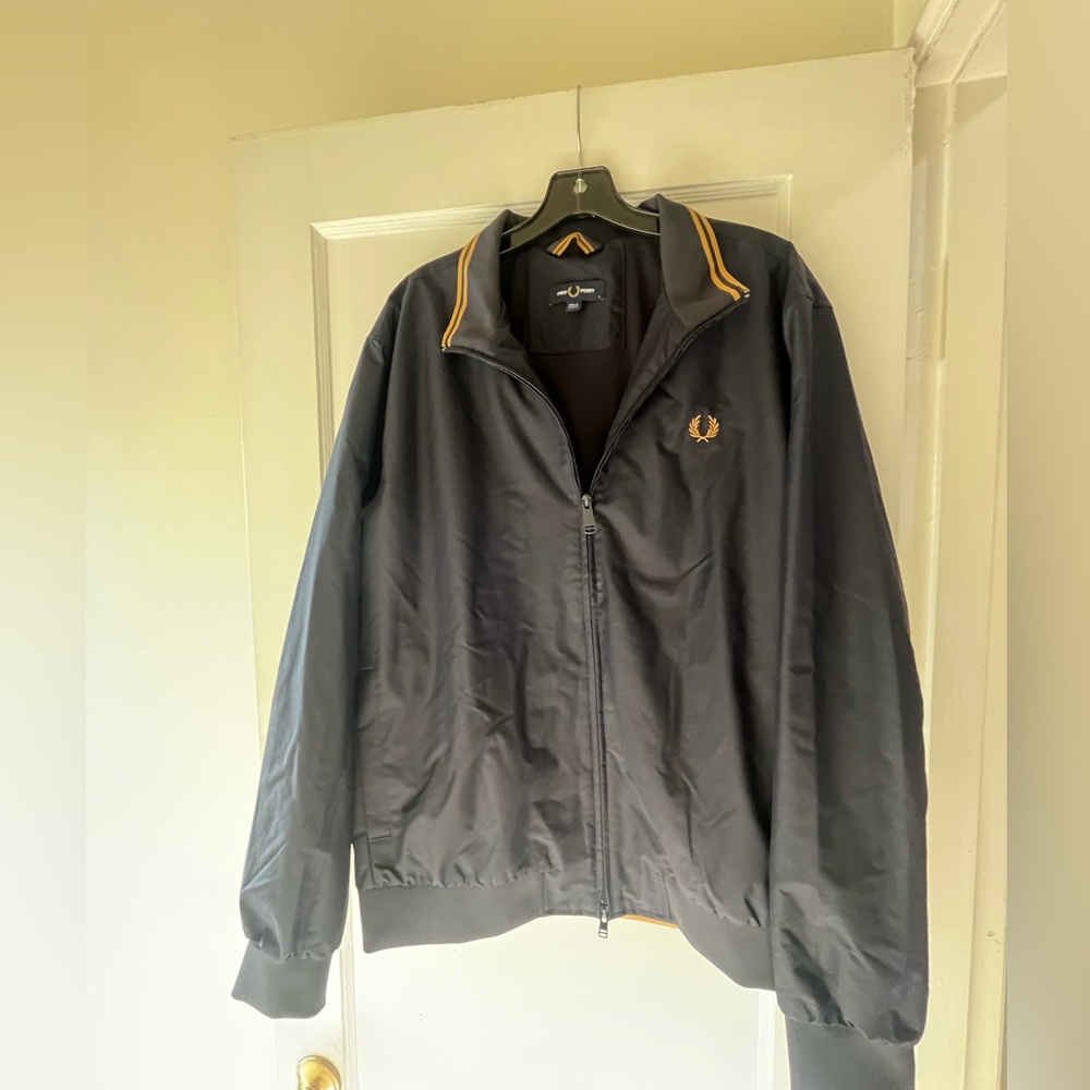 Fred Perry Brentham tennis club navy jacket size large - Picture 7 of 16